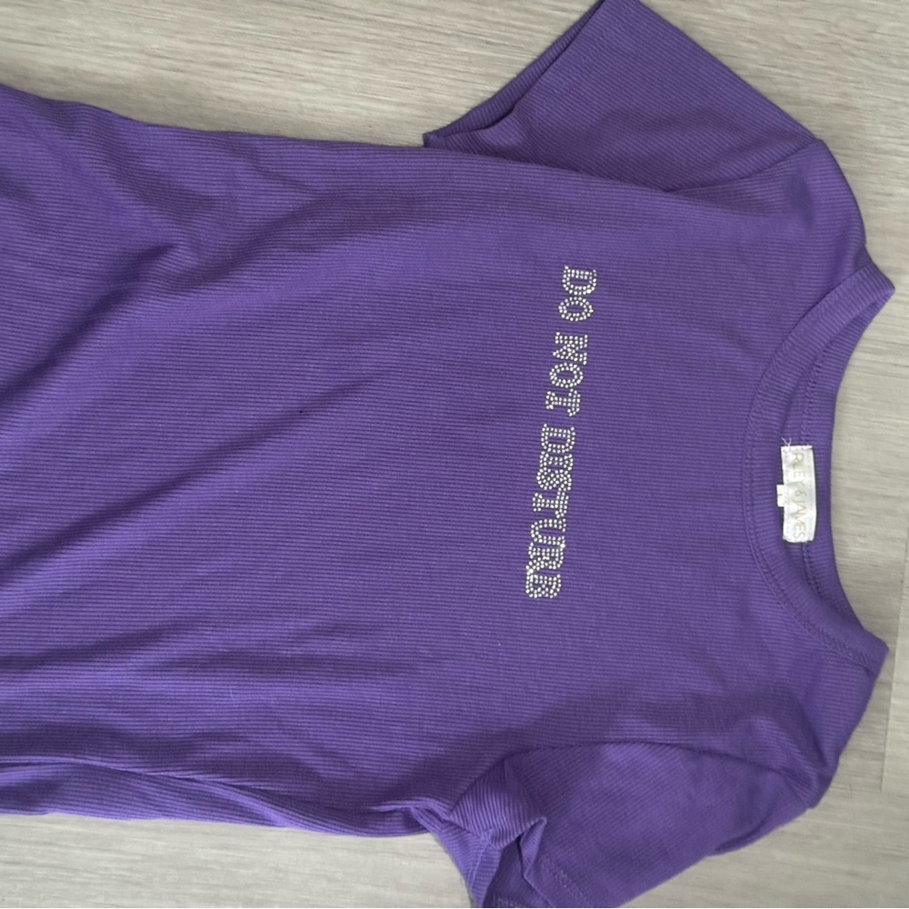 3 Ribbed Rhinestone Baby Tees - Picture 2 of 6